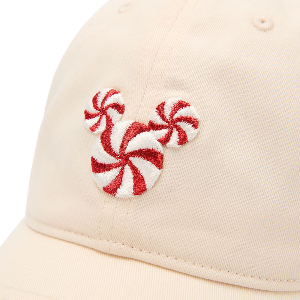 Mickey Mouse Icon Peppermint Swirl Baseball Cap for Adults