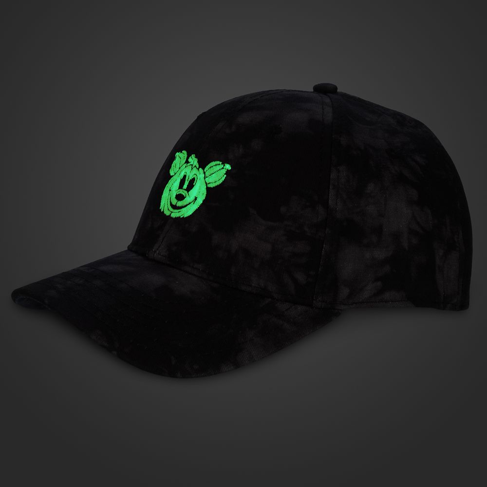 Mickey Mouse Jack-o'-Lantern Glow-in-the-Dark Baseball Cap for Adults