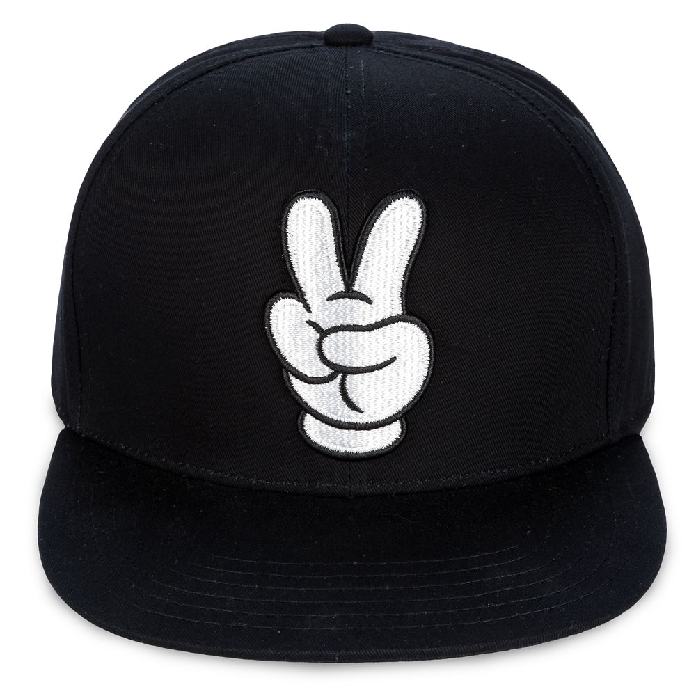 Mickey Mouse Peace Sign Baseball Cap for Adults  Disneyland