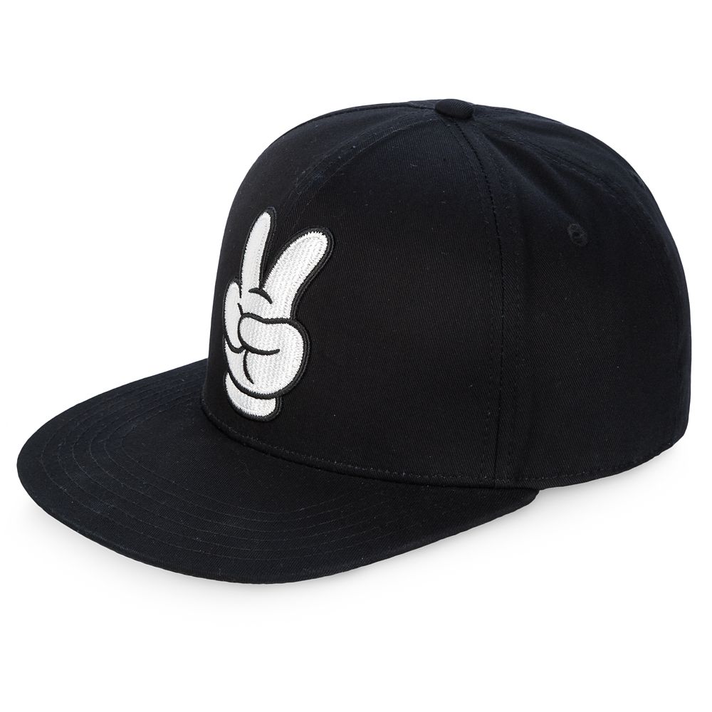 Mickey Mouse Peace Sign Baseball Cap for Adults - Disneyland