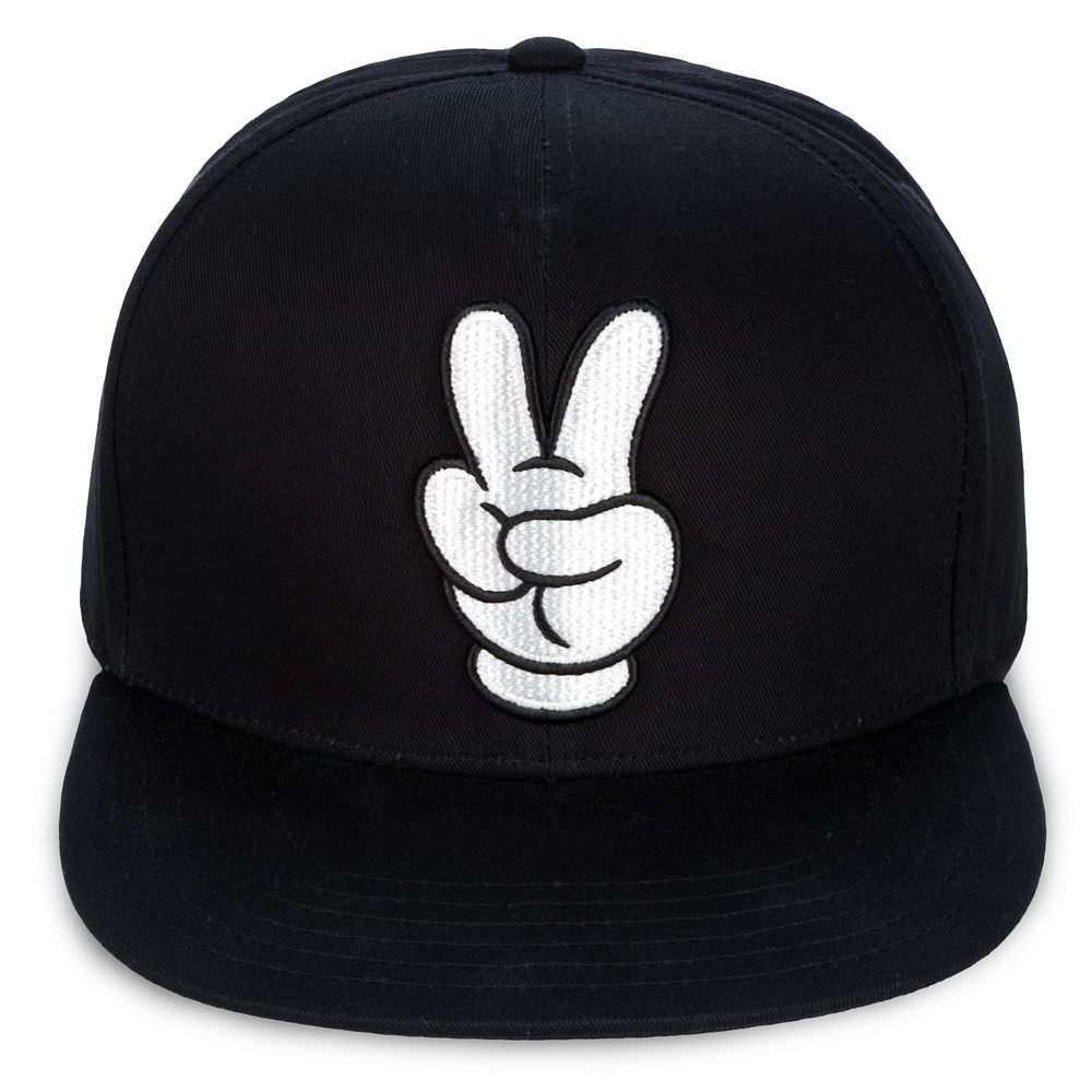 Mickey Mouse Peace Sign Baseball Cap for Adults  Walt Disney World