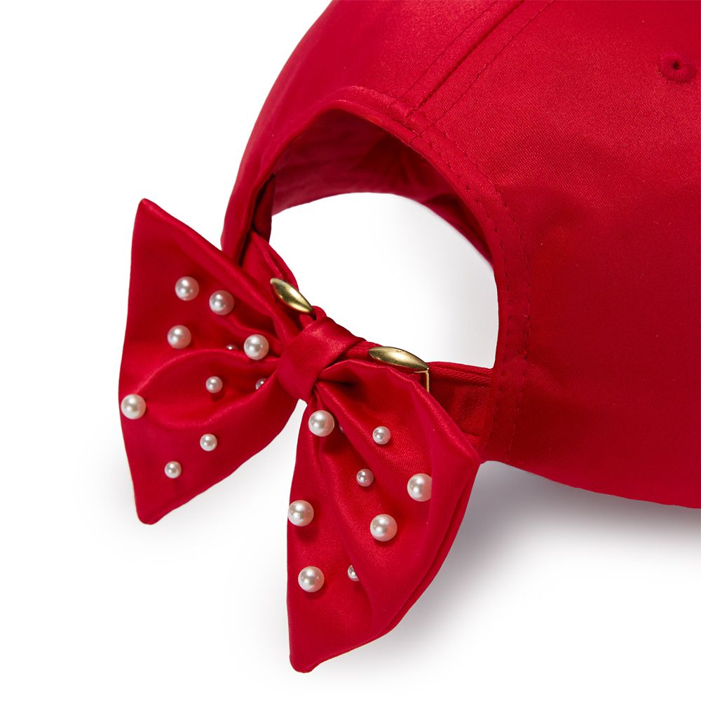 Minnie Mouse Bow Baseball Hat for Adults