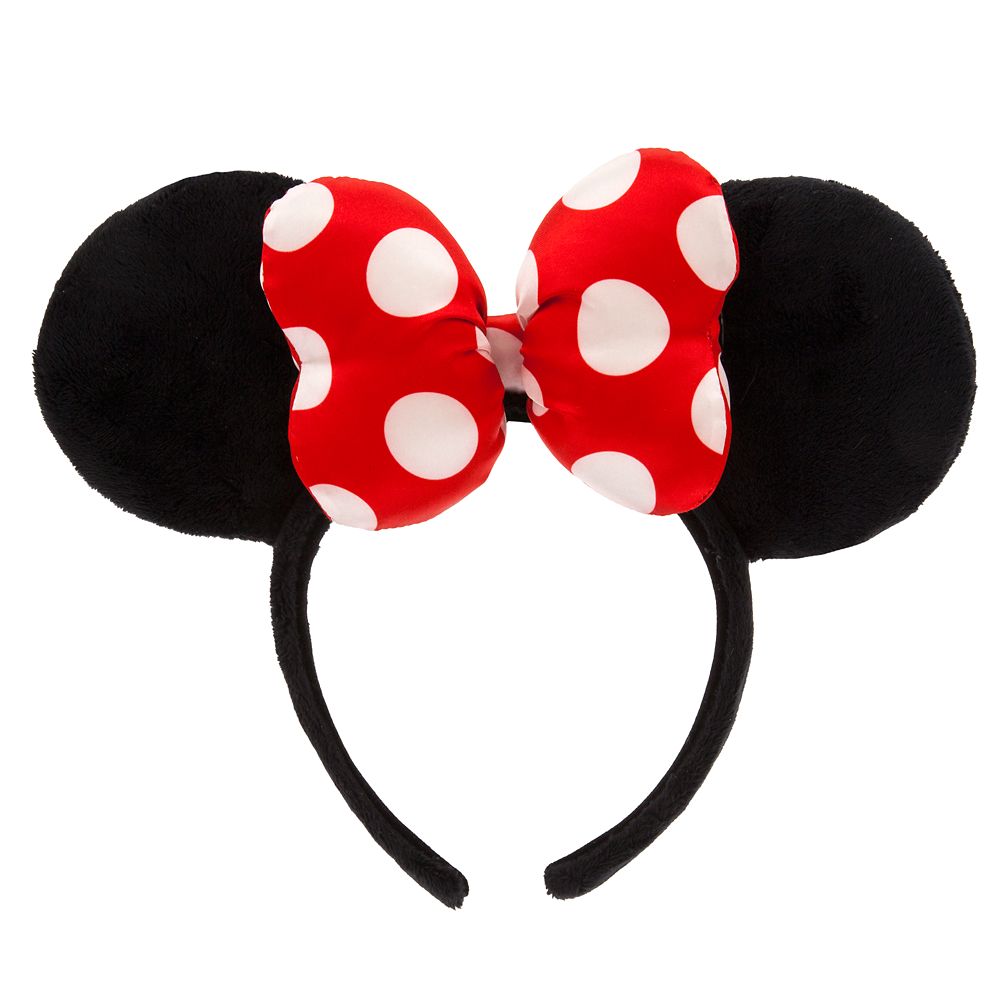 Minnie Mouse Polka Dot Bow Ear Headband for Adults Official shopDisney