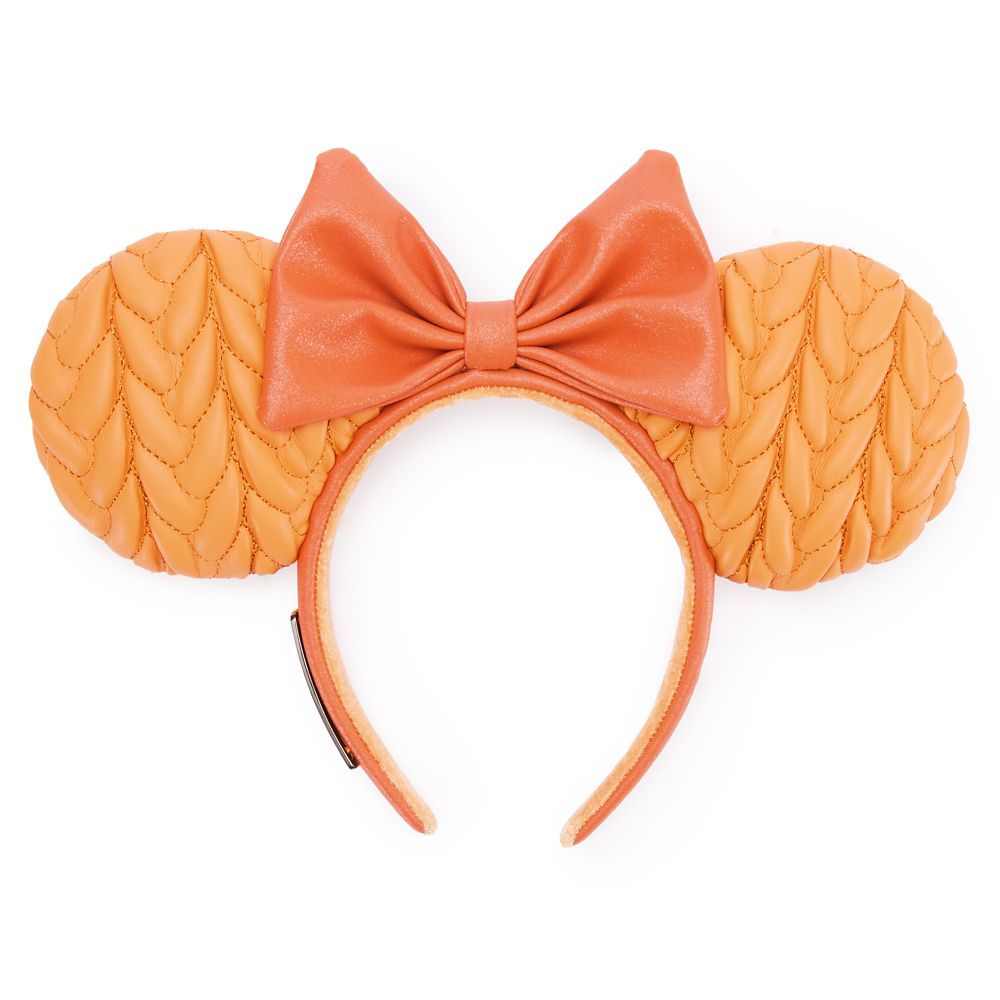 Minnie Mouse Orange Loungefly Ear Headband for Adults  Pumpkin Spice Official shopDisney