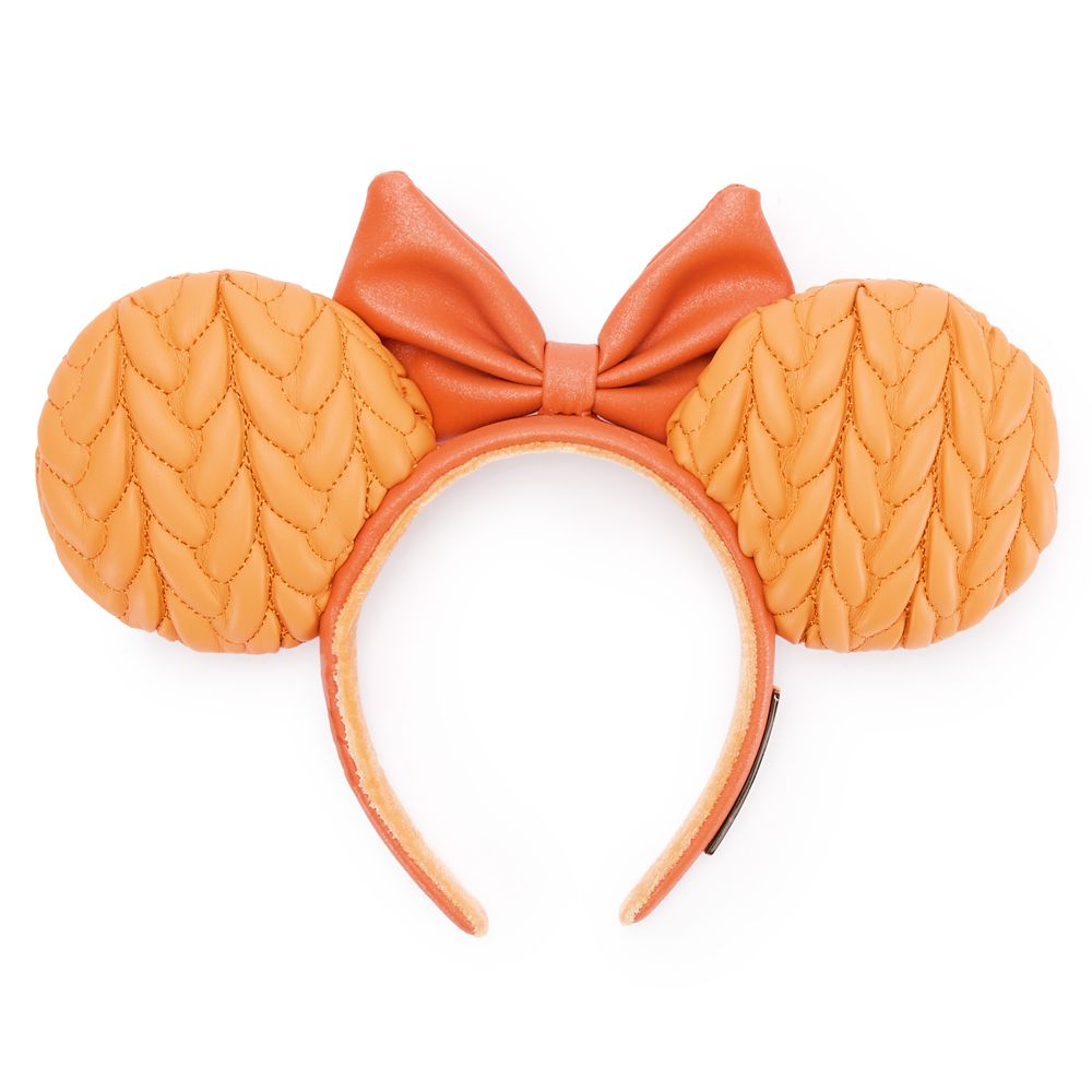 Minnie Mouse Pumpkin Spice Scented Loungefly Ear Headband for Adults