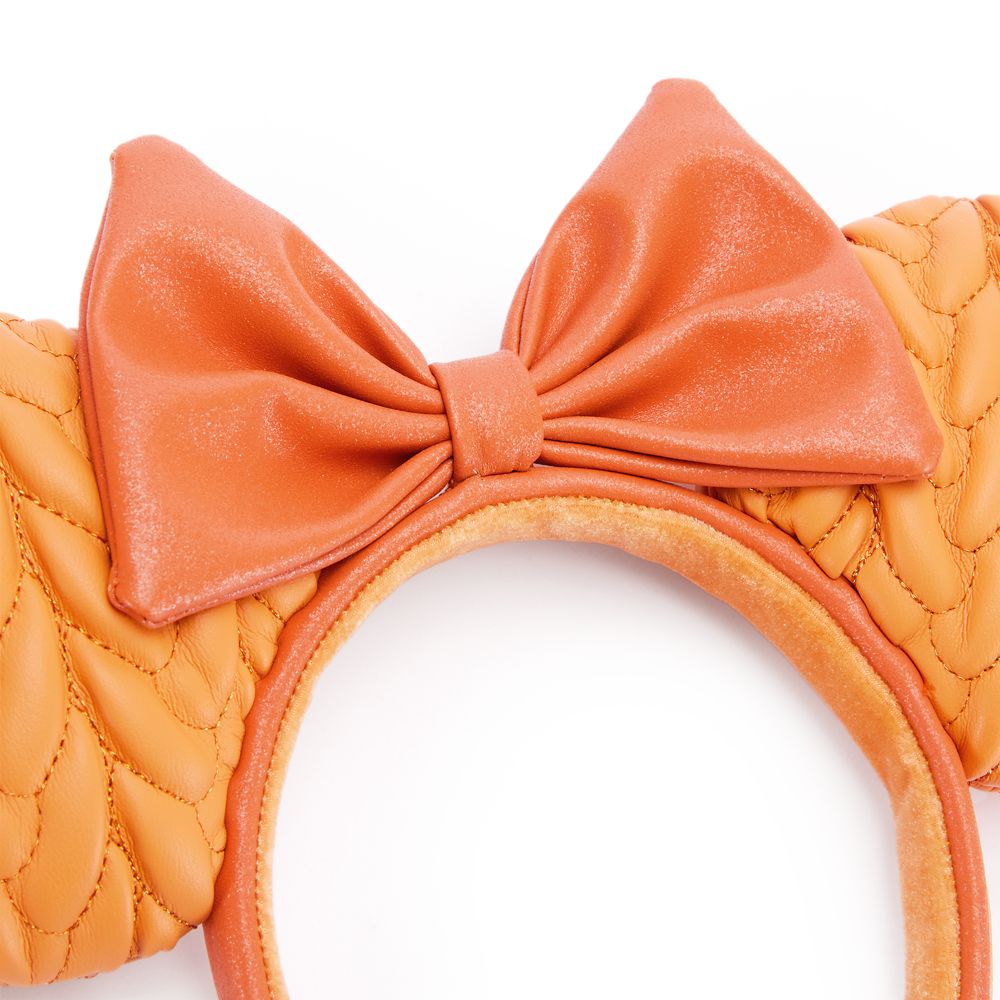 Minnie Mouse Orange Loungefly Ear Headband for Adults - Pumpkin Spice