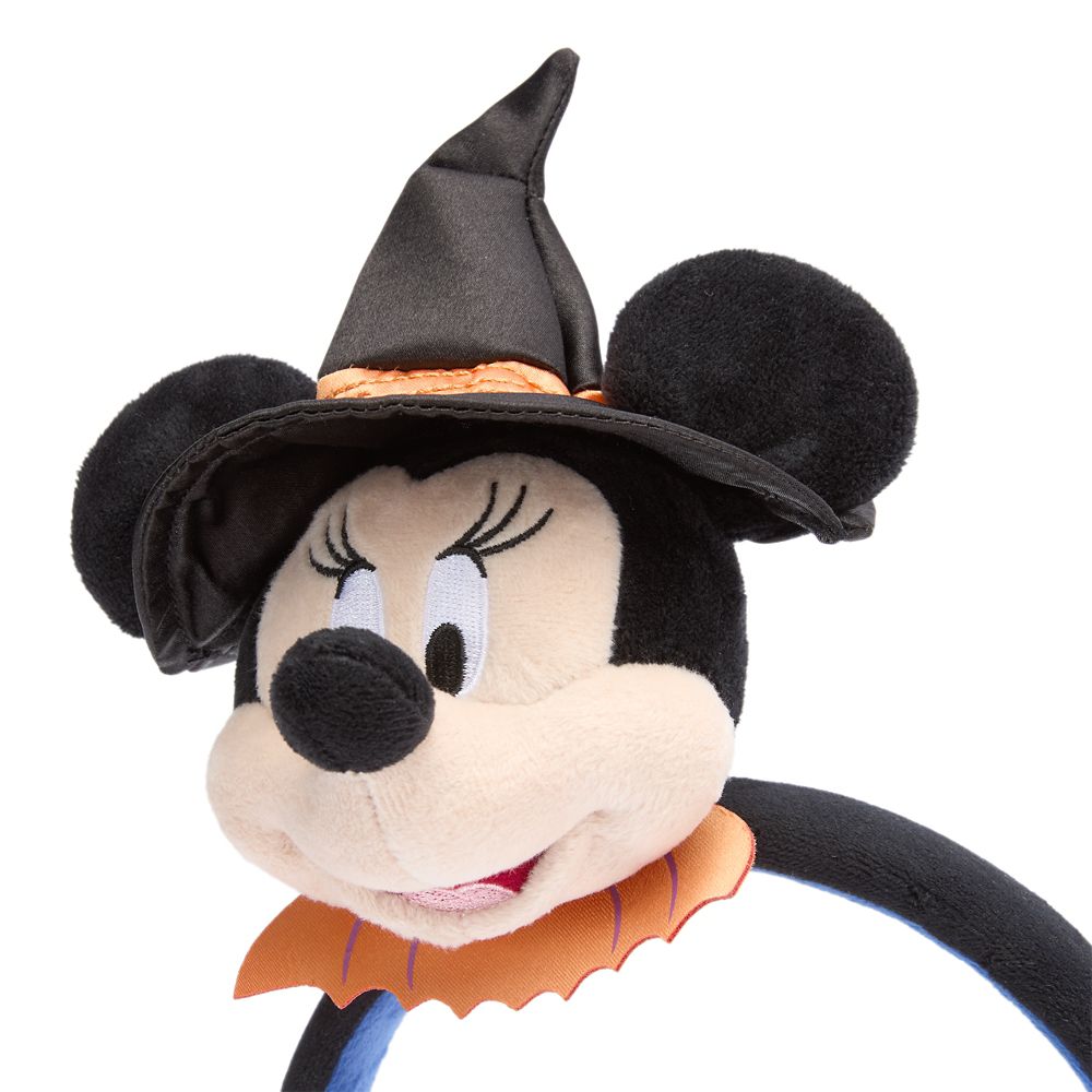 Minnie Mouse Witch Headband Plush &ndash; Halloween &ndash; Mini 5 1/2''