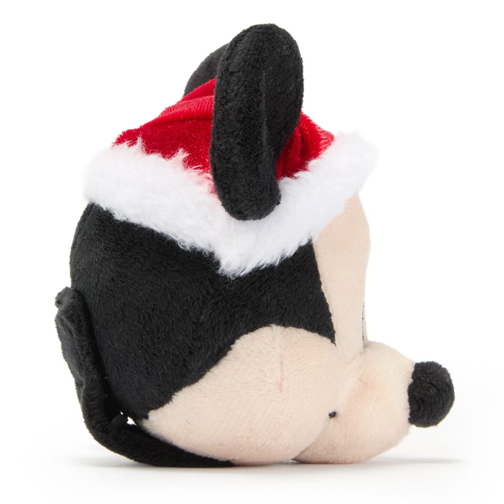 Santa Mickey Mouse Headband Plush &ndash; Mini 3 1/2''
