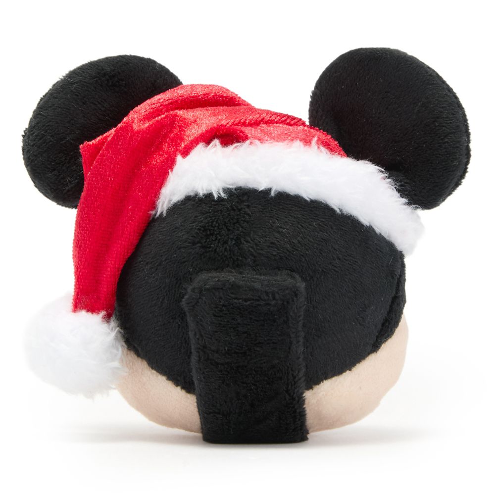 Santa Mickey Mouse Headband Plush &ndash; Mini 3 1/2''
