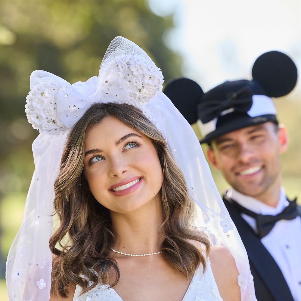 Minnie Mouse Bride Ear Headband with Veil for Adults by Vera Wang  Limited Release Official shopDisney