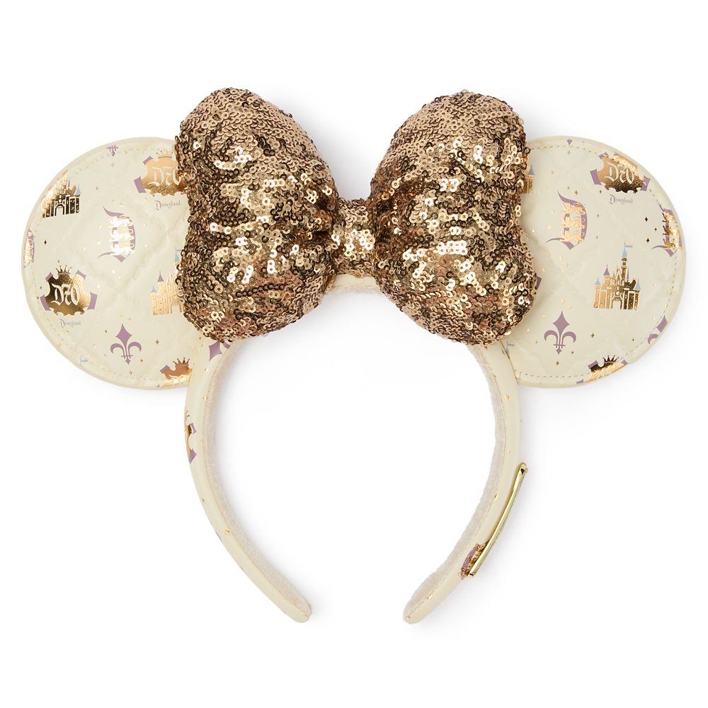 Minnie Mouse Ear Headband for Adults Disneyland 70th Anniversary