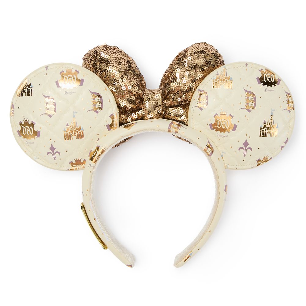 Minnie Mouse Ear Headband for Adults &ndash; Disneyland 70th Anniversary