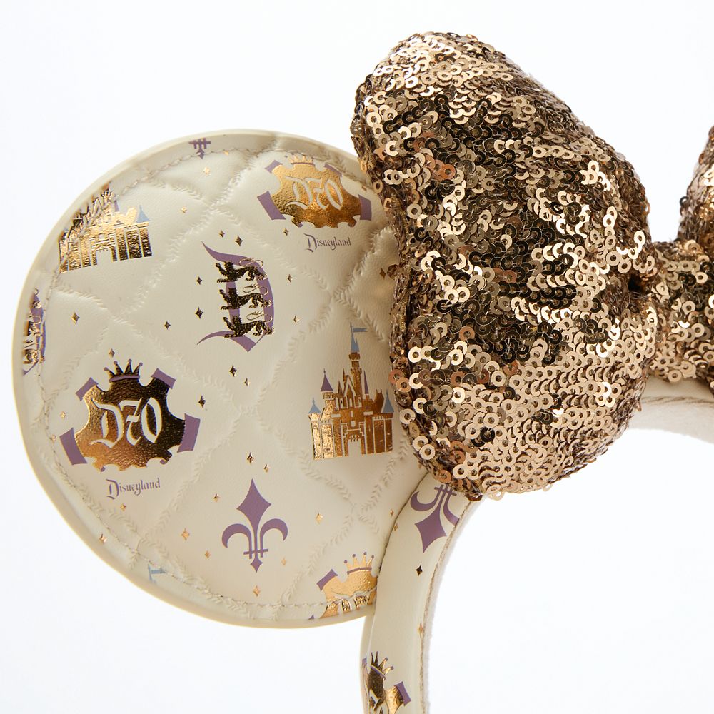 Minnie Mouse Ear Headband for Adults &ndash; Disneyland 70th Anniversary