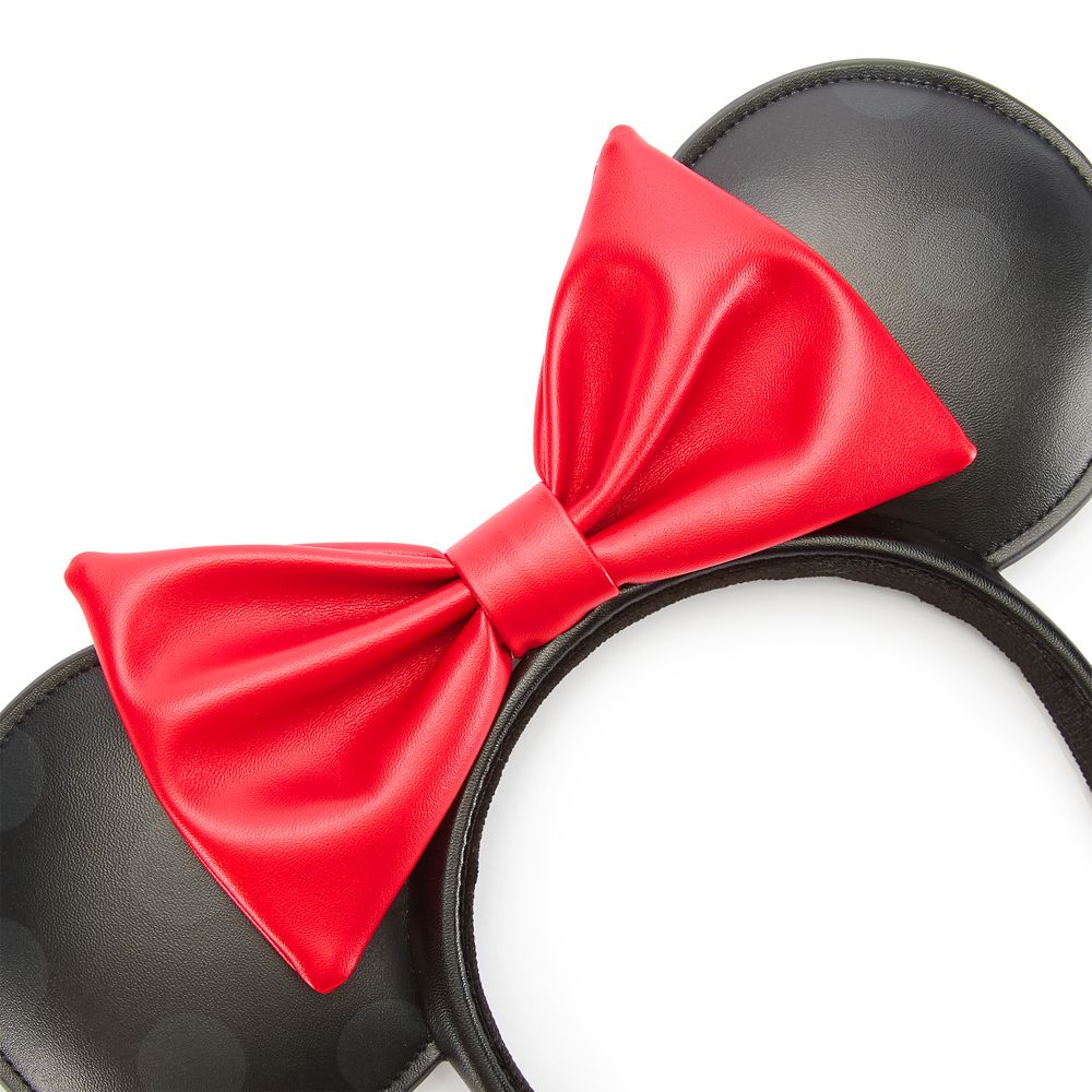 Minnie Mouse Simulated Leather Ear Headband for Adults