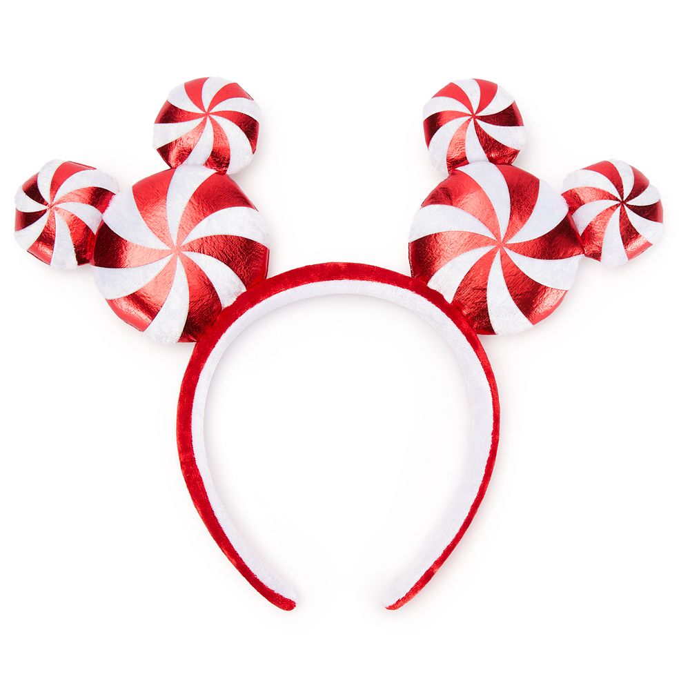 Mickey Mouse Peppermint Swirl Ear Headband for Adults Official shopDisney