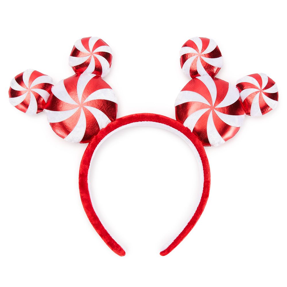 Mickey Mouse Peppermint Swirl Ear Headband for Adults