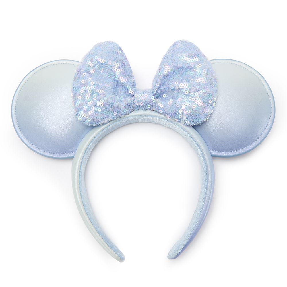 Minnie Mouse Ear Headband for Adults – Winter Blue