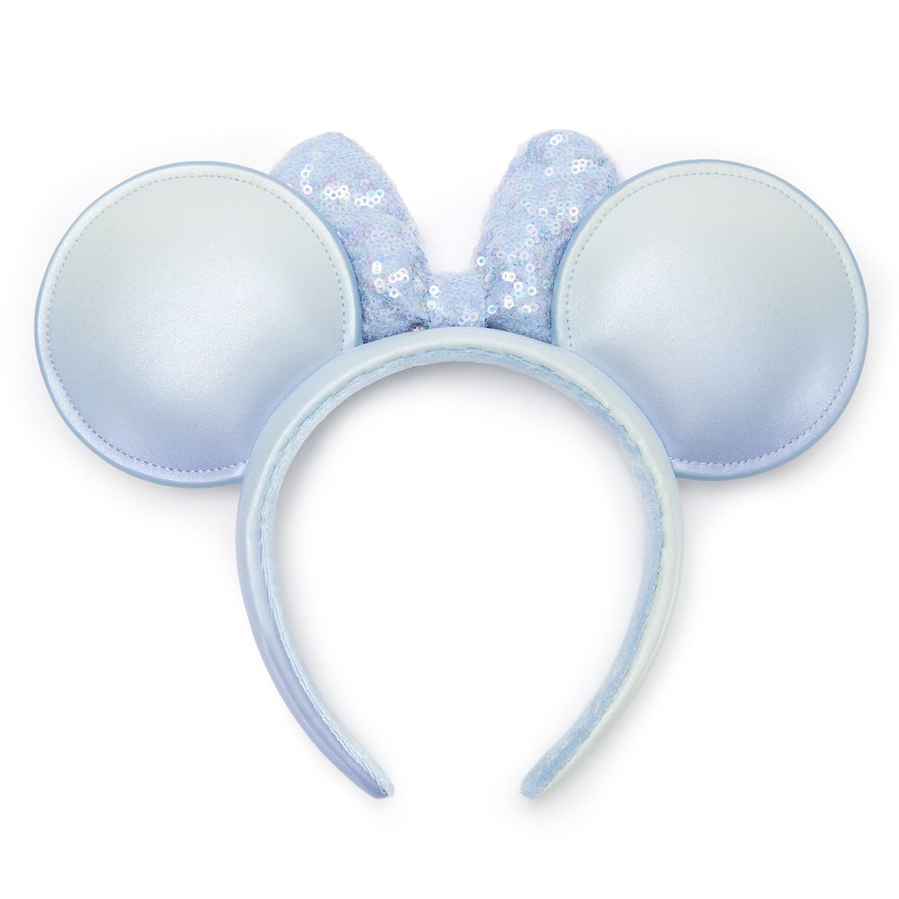 Minnie Mouse Ear Headband for Adults &ndash; Winter Blue