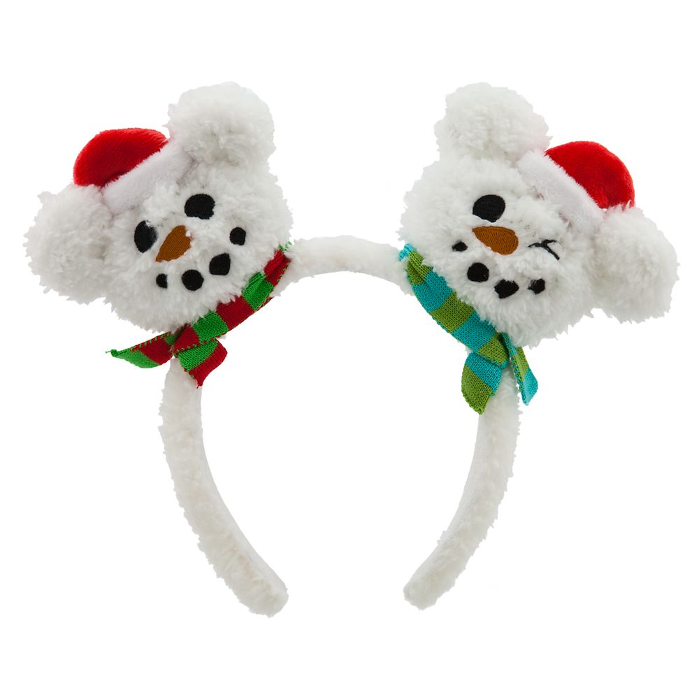 Mickey Mouse Snowman Holiday Ear Headband for Adults Official shopDisney