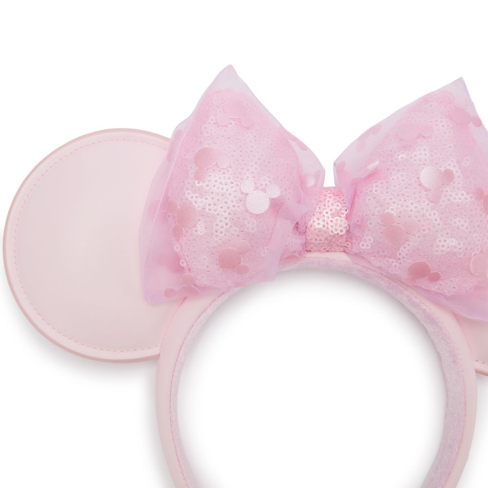 Minnie Mouse Ear Headband for Adults &ndash; Pink Milk
