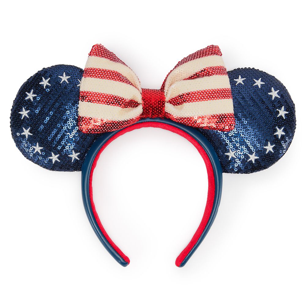 Minnie Mouse Americana Sequined Ear Headband