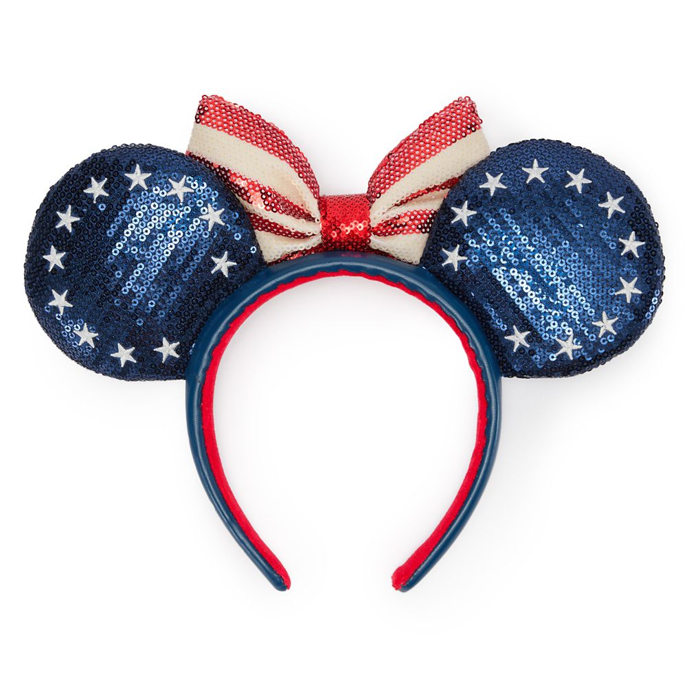 Minnie Mouse Americana Sequined Ear Headband