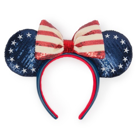 Аксессуары для волос Disney Minnie Mouse Americana Sequined Ear Headband