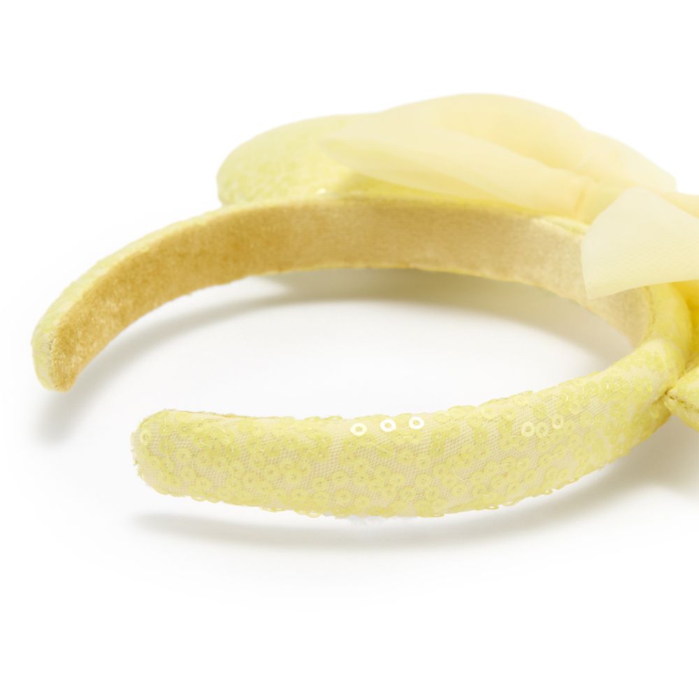 Minnie Mouse Sequined Ear Headband for Adults &ndash; Joyful Yellow