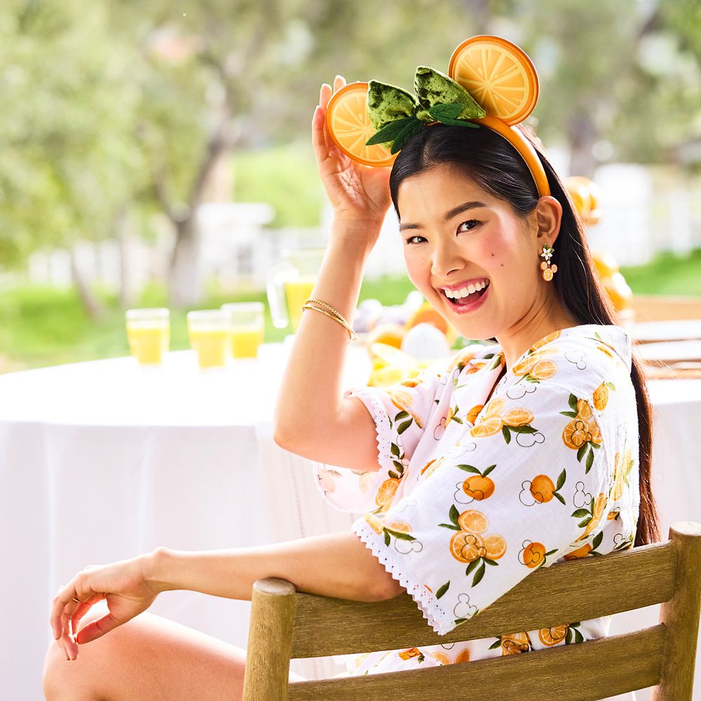 Minnie Mouse Icon Oranges Ear Headband for Adults