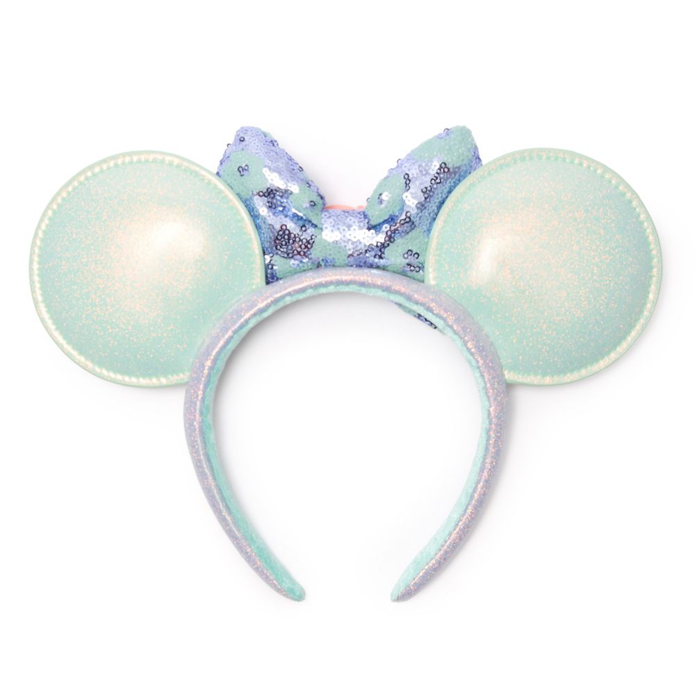 ''it's a small world'' Ear Headband with Sequined Bow