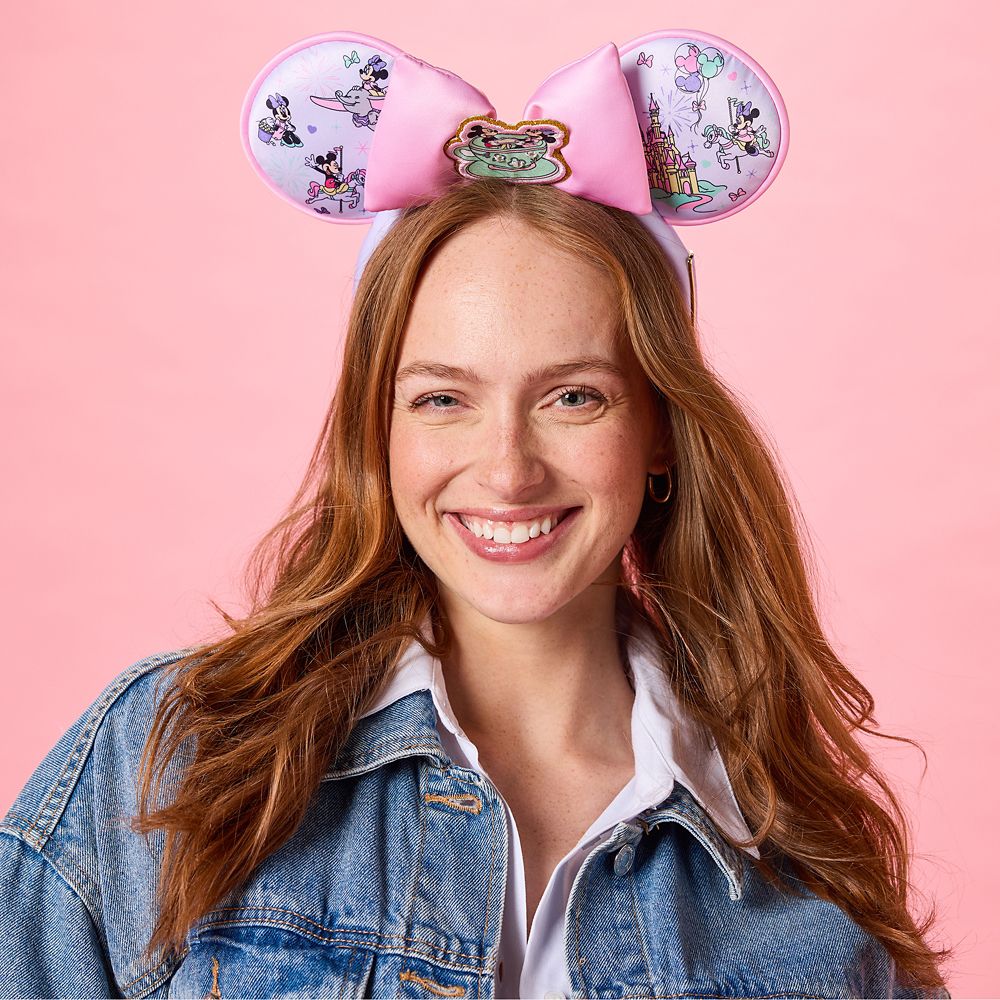 Mickey and Minnie Mouse in the Parks Ear Headband by Stoney Clover Lane