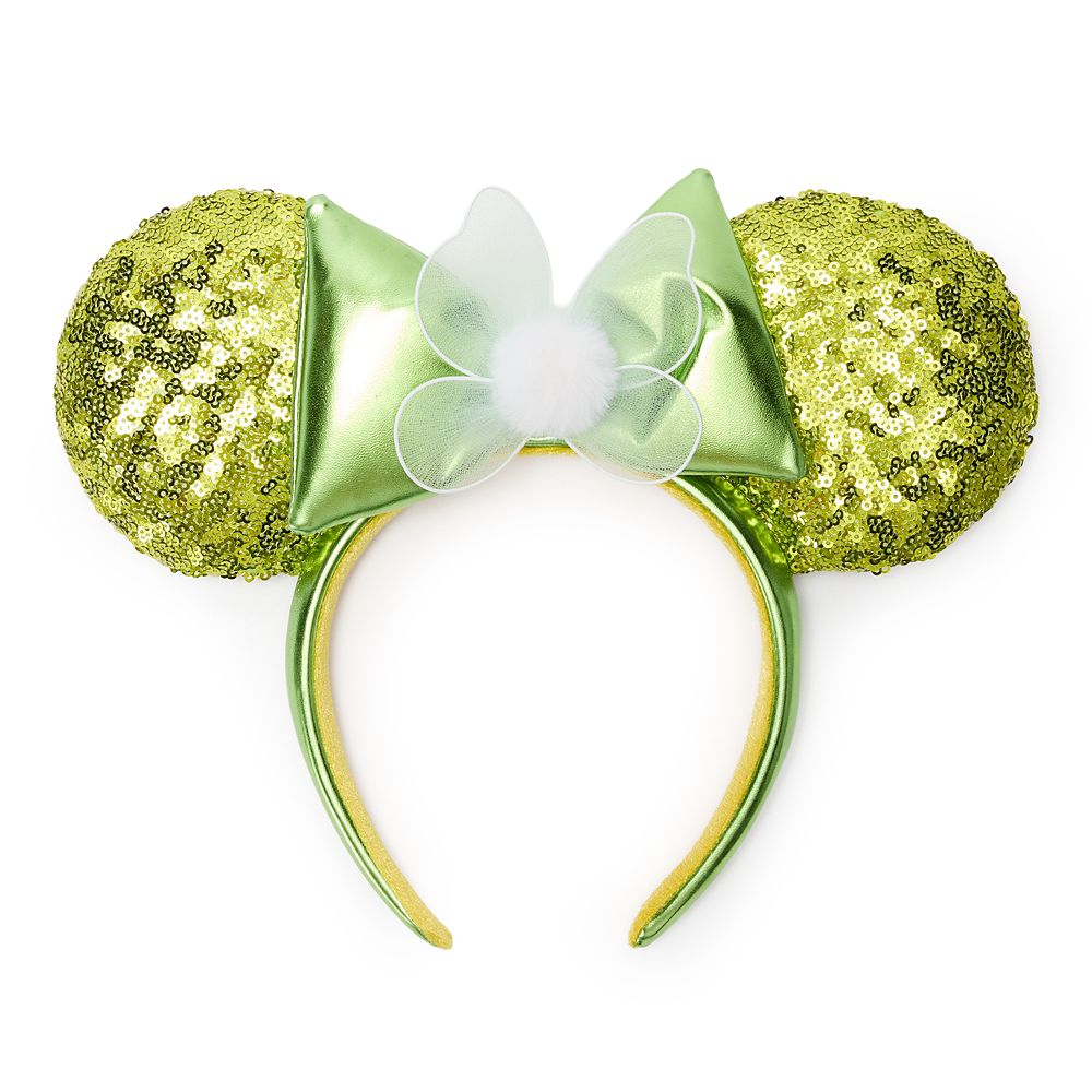 Tinker Bell Sequin Ear Headband for Adults &ndash; Peter Pan