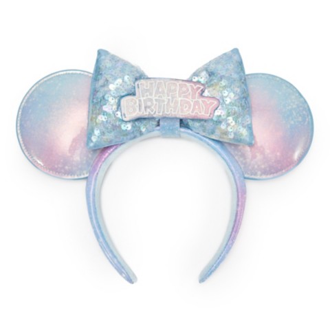 Детские аксессуары для волос Disney Minnie Mouse ''Happy Birthday'' Ear Headband for Adults