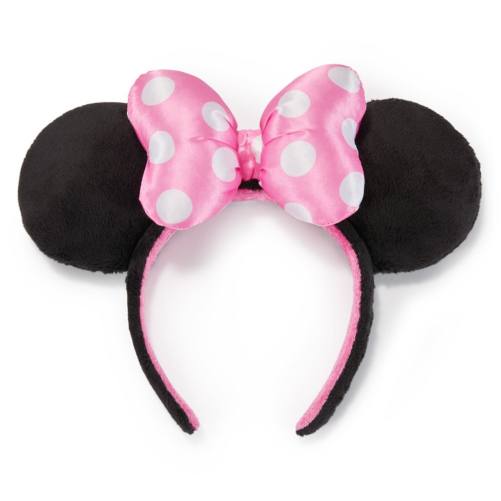 Minnie Mouse Ear Headband with Bow &ndash; Pink