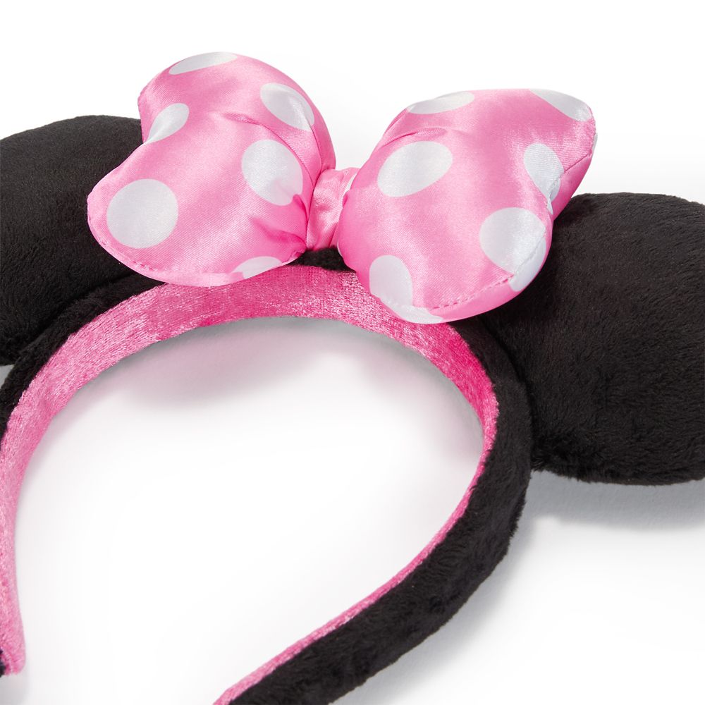 Minnie Mouse Ear Headband with Bow &ndash; Pink