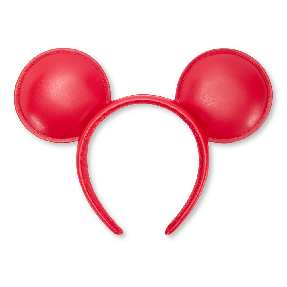 Mickey Mouse Ear Headband for Adults &ndash; Red