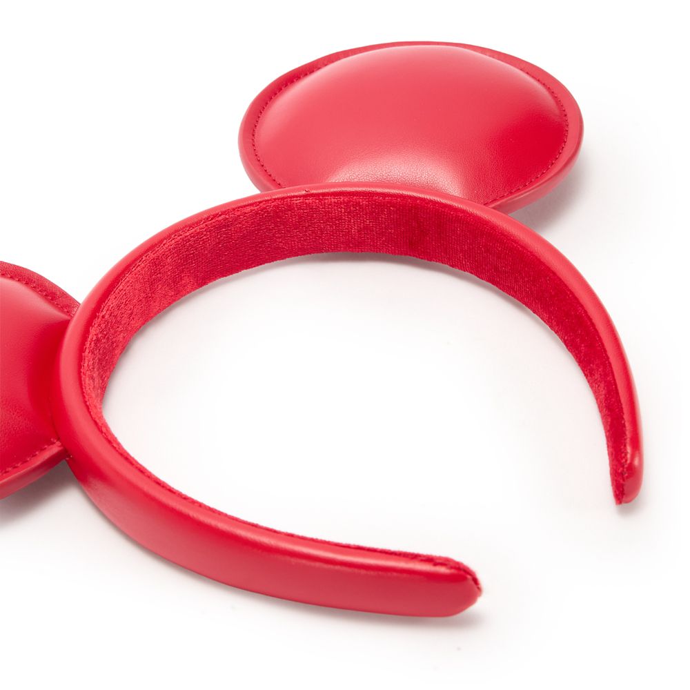 Mickey Mouse Ear Headband for Adults &ndash; Red