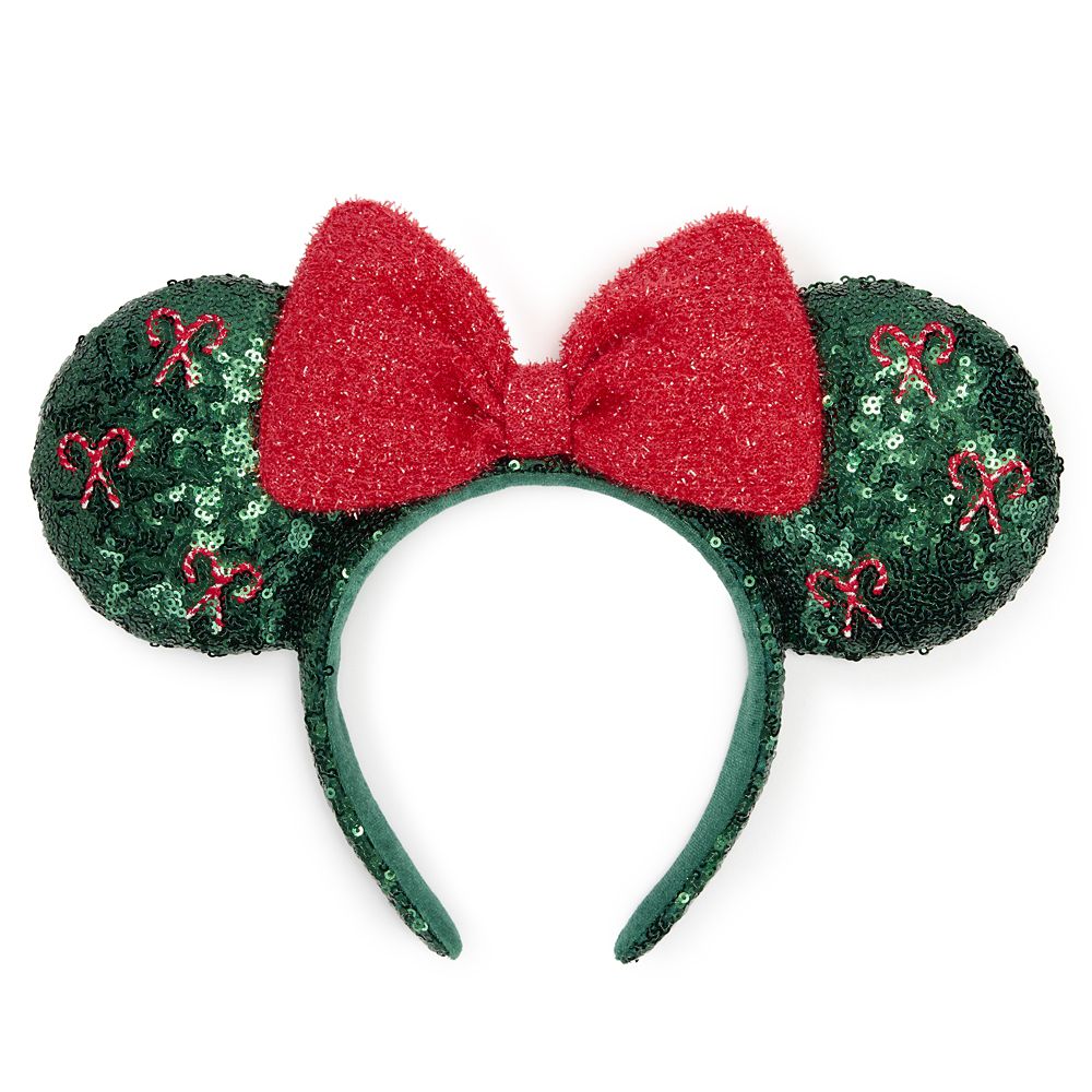 Minnie Mouse Sequined Holiday Ear Headband for Adults