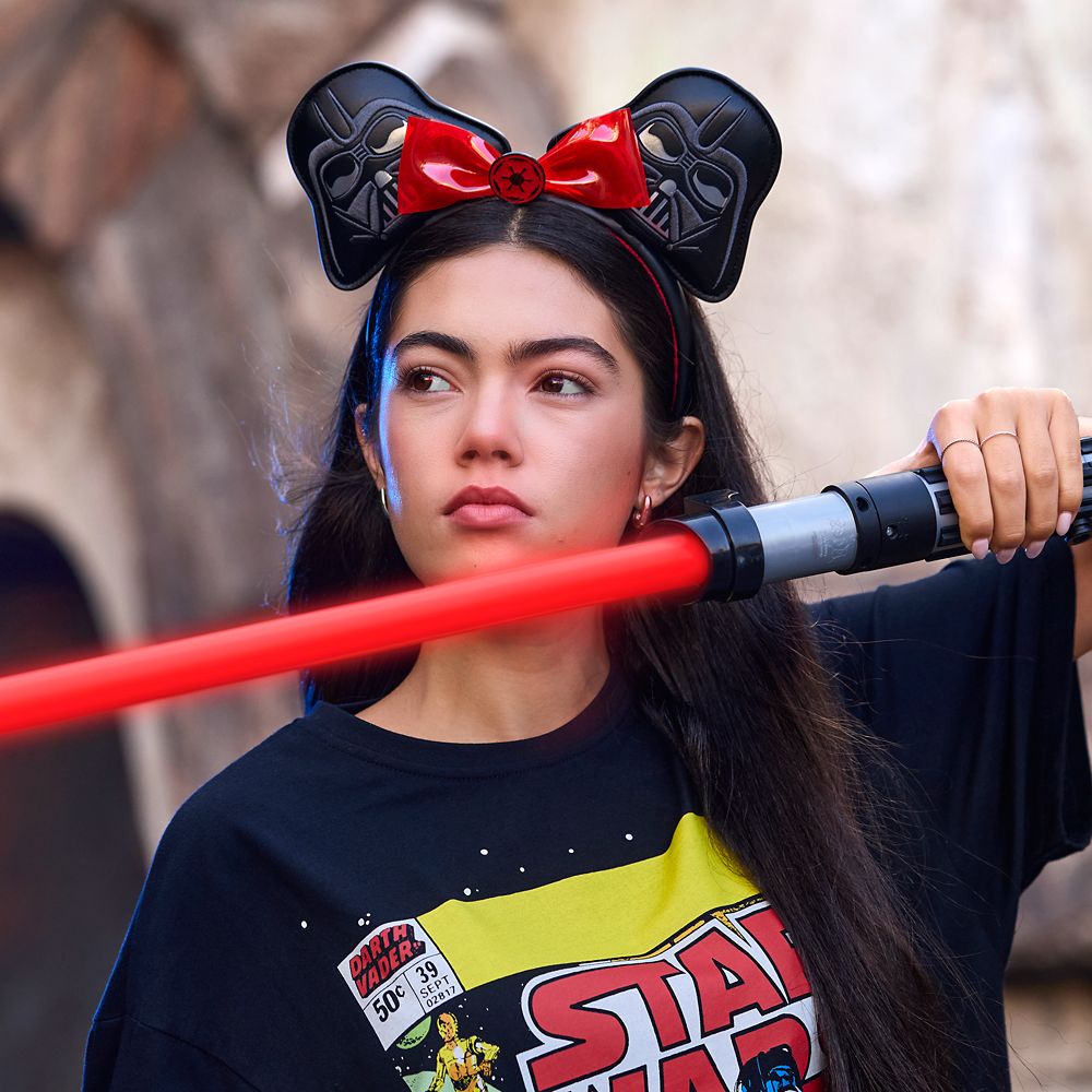 Darth Vader Ear Headband for Adults - Star Wars