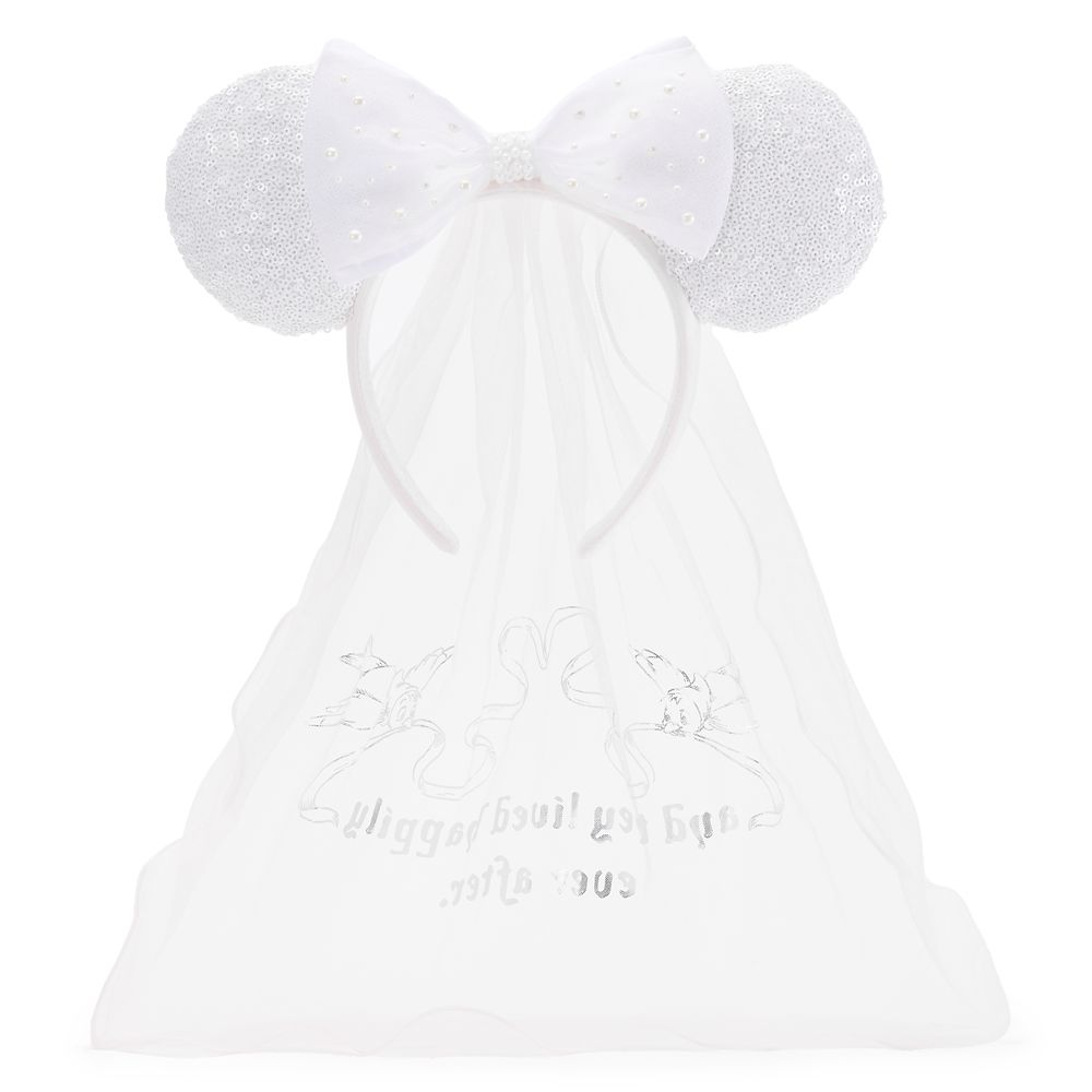 Cinderella Ear Headband Bridal Veil for Adults