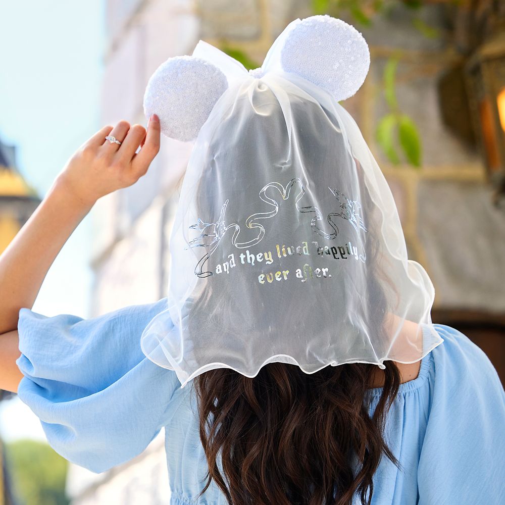 Cinderella Ear Headband Bridal Veil for Adults