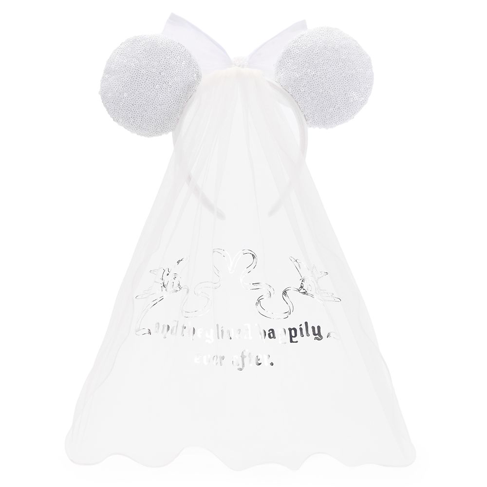 Cinderella Ear Headband Bridal Veil for Adults