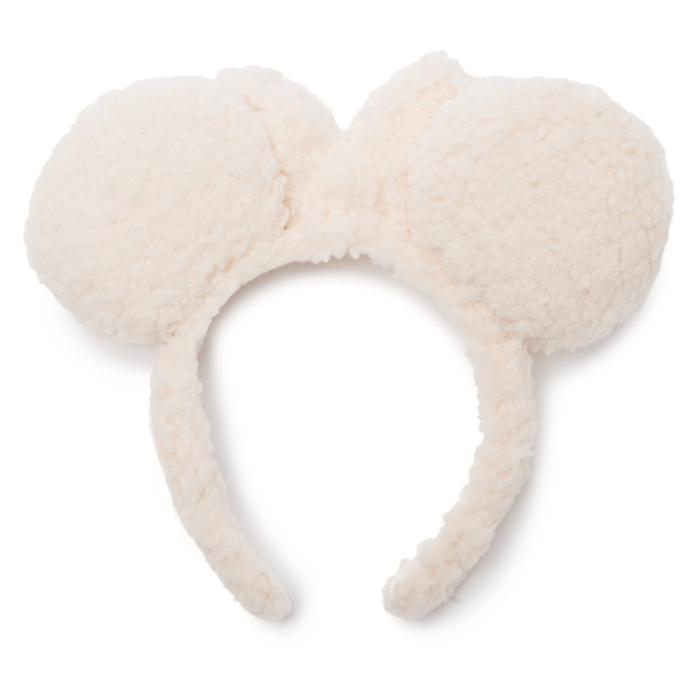 Minnie Mouse Plush Ear Headband for Adults