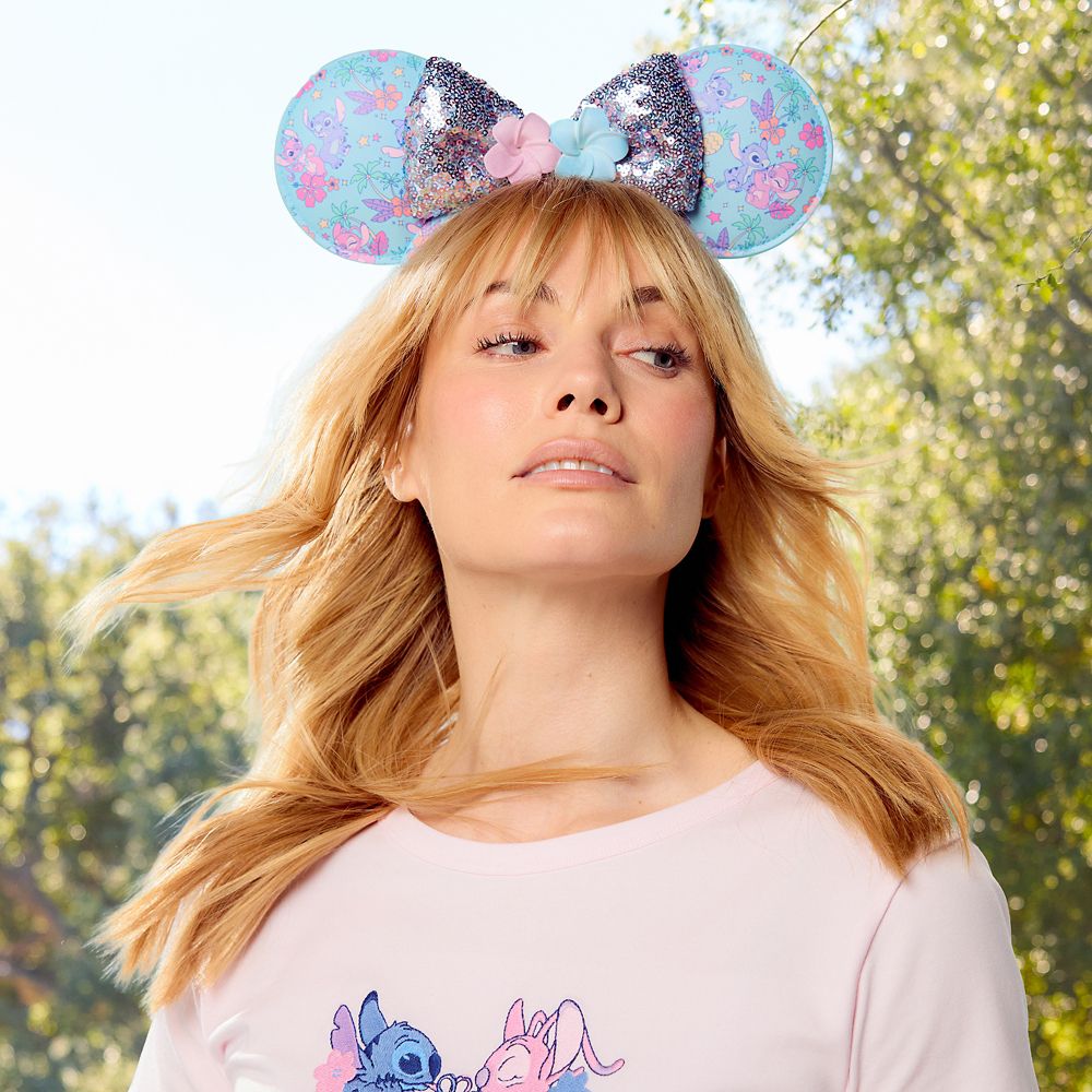 Stitch and Angel Ear Headband for Adults &ndash; Lilo & Stitch