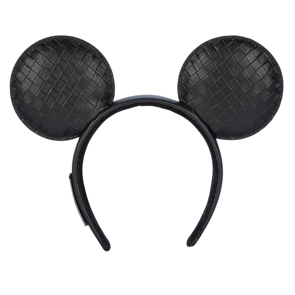 Minnie Mouse Faux Leather Loungefly Ear Headband for Adults &ndash; Black