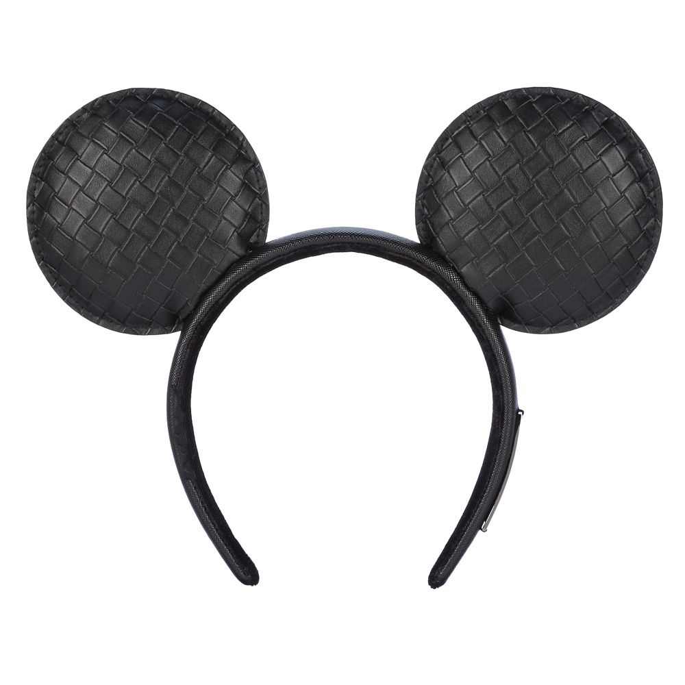 Minnie Mouse Faux Leather Loungefly Ear Headband for Adults &ndash; Black