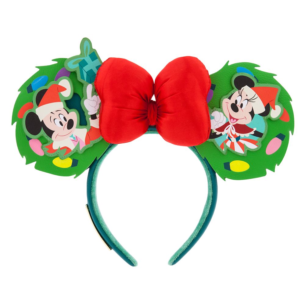 Loungefly Exclusive Disney Glow in the Dark Santa Mickey sold and Friends Christmas