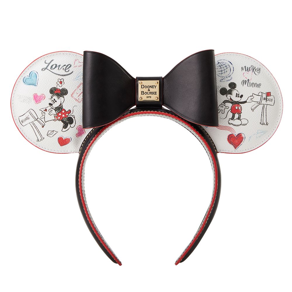 Mickey and Minnie Mouse Sweethearts Dooney & Bourke Ear Headband for Adults Official shopDisney