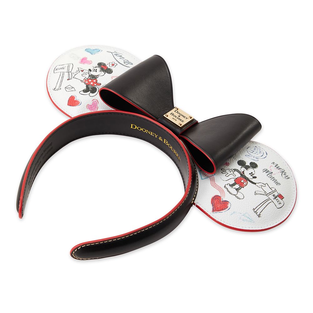 Mickey and Minnie Mouse Sweethearts Dooney & Bourke Ear Headband for Adults