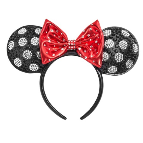 Аксессуары для волос BaubleBar Minnie Mouse Gem-Studded Ear Headband for Adults by